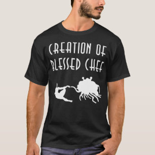 T-shirt CREATION OF BLESSED CHEF food custom chef