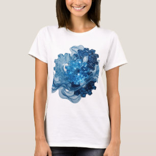 T-shirt Création personnalisée WATERWORKS argentée ludique