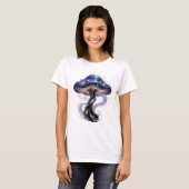T-shirt Création tendance violette UNKNWN (Devant entier)