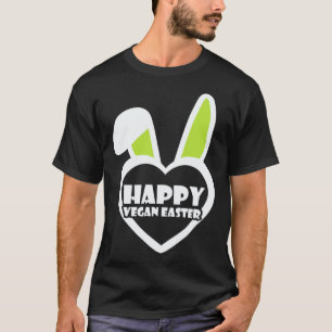 T-shirt Créations de Pâques Adorables Végétaliennes Pâques