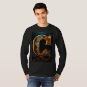 T-shirt "Creative C : Stylish Letter Design Tee !" (Devant entier)