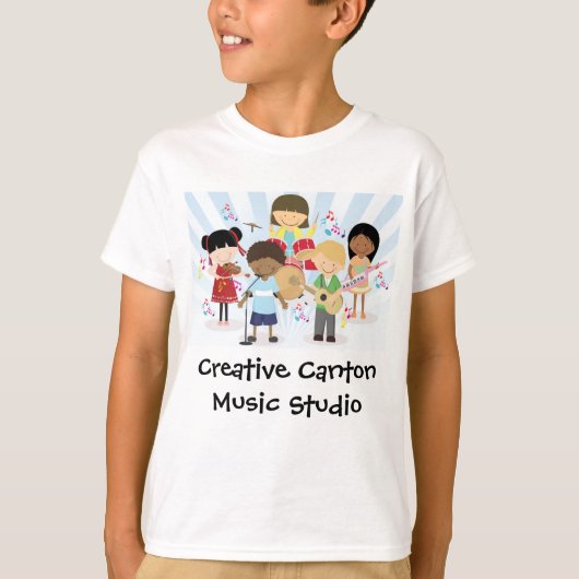 T-shirt Creative Canton Music Studio Kids Tee (Devant)