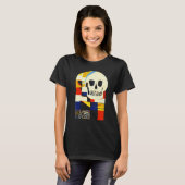 T-shirt Creative Patchwork Crâne Formes Abstraites Artural (Devant entier)
