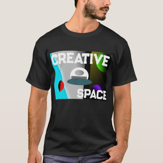 T-shirt Creative Space by J.H. Thornton (Devant)