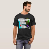 T-shirt Creative Space by J.H. Thornton (Devant entier)