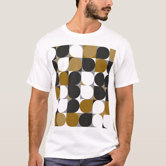 T-shirt Créativité géométrique : Conception Motif transpar (Devant)
