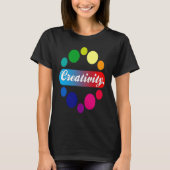 T-shirt Creativity acrylic painter artist (Devant)