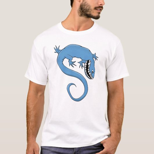T-shirt Créature bleue mythique et fantastique (Devant)