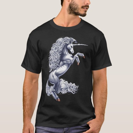 T-shirt Créature cryptide Licorne (Devant)