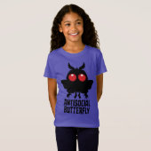 T-Shirt Créature Cryptide Papillon Antisocial Mothman (Devant entier)