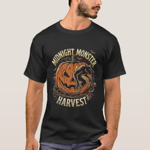 T-shirt Créature de citrouille de la nuit d'Halloween