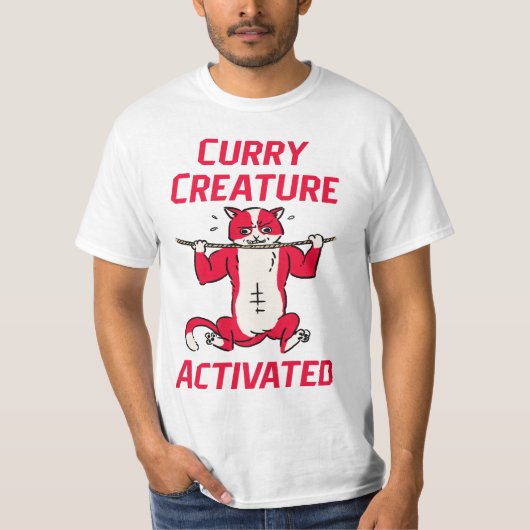 T-shirt Créature de Curry Activée Amoureux du Curry (Devant)