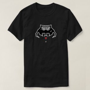 T-shirt Créature de dessin animé Monstre cool avec cicatri