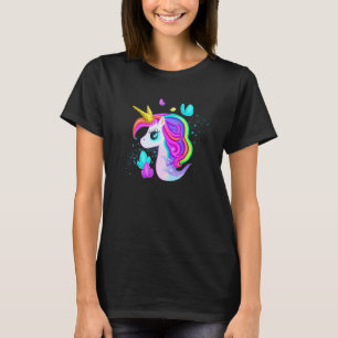 T-shirt Créature de fantaisie magique licorne sirène migno