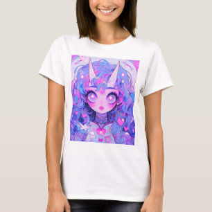 T-shirt Créature de licorne magique de fantaisie fille d'a