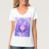 Créature de licorne magique de fantasy Anime Fille