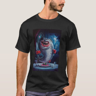 T-shirt Créature de l'océan Halloween effrayante et effray