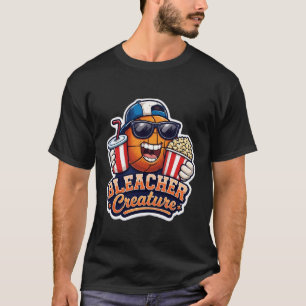 T-shirt Créature des gradins de basketball partisan suppor