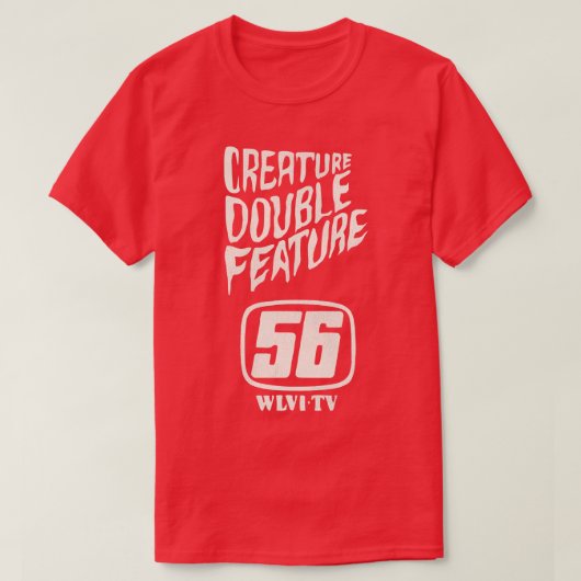 T-shirt Créature Double fonctionnalité les années 70 Horre (Design devant)