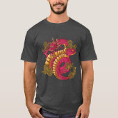 T-shirt Créature du dragon chinois (Devant)