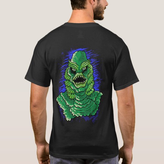 T-shirt Créature du marais du lagon noir (Dos)