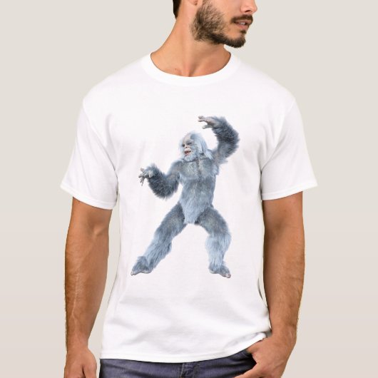 T-shirt Créature Imaginaire Yeti (Devant)