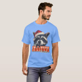 T-shirt Créature la plus idiote de Dieu Bootleg Racoon vin (Devant entier)