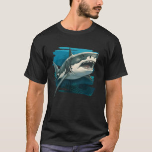 T-shirt Créature marine poisson a cloué ça marteau aquatiq