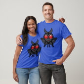 T-shirt Créature mignonne et effrayante de Mothman (Unisexe)