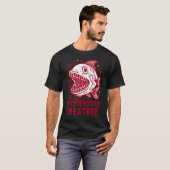 T-shirt Créature mystérieuse Piranha (Devant entier)