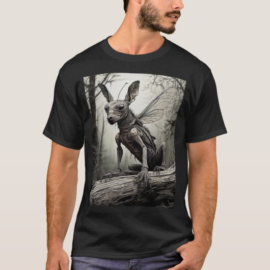 T-shirt Créature mythique du cricket de rat (Devant)