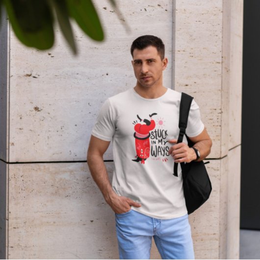 T-shirt Créature positive Abstraite