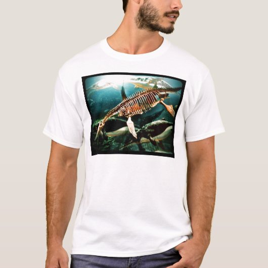 T-shirt Créature sous-marine préhistorique de mer - Loch (Devant)