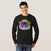 T-shirt Créatures de l'Apocalypse de licorne zombie Hallow (Devant entier)