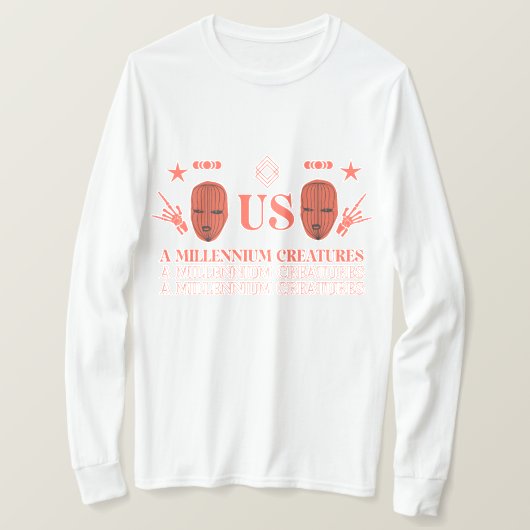 T-shirt Créatures du Millénaire (Design devant)