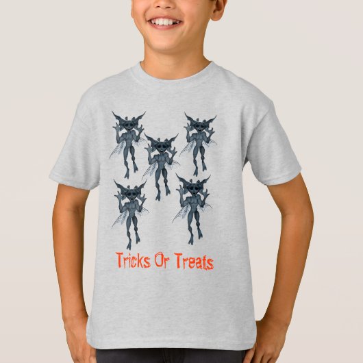 T-shirt Créatures effrayantes de Gremlin Halloween (Devant)