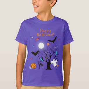 T-shirt Créatures et bonbons d'Halloween