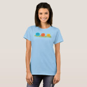 T-shirt Créatures Floues Tenant des Cœurs (Devant entier)
