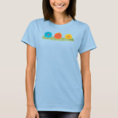 T-shirt Créatures Floues Tenant des Cœurs (Devant)