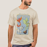 Créatures Magiques Graphique Vintage