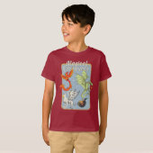 T-shirt Créatures Magiques Graphisme Vintage (Devant entier)