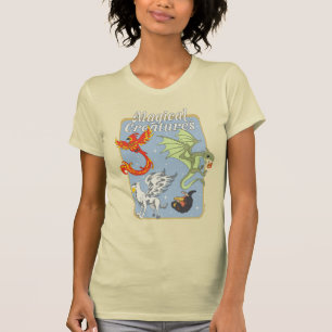 T-shirt Créatures Magiques Graphisme Vintage