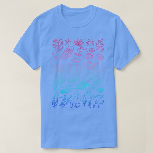 T-shirt Créatures marines (Design devant)