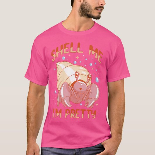T-shirt Créatures marines Coques de fruits de mer Hermite (Devant)
