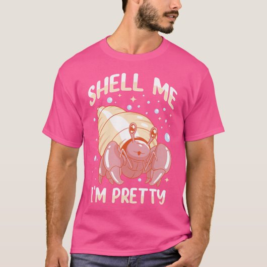 T-shirt Créatures marines Coques de fruits de mer Hermite (Devant)