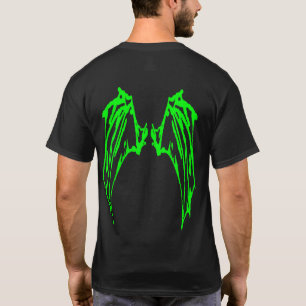 T-shirt Créatures mystiques 1 Contour vert des ailes