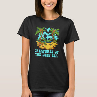 T-shirt Creatures of the Deep Sea Beach Deep Diving Ocean 