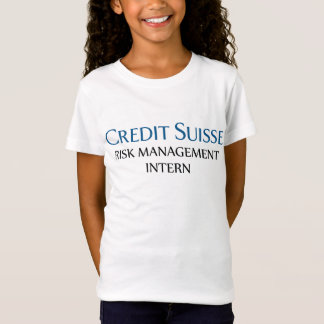 T-Shirt Credit Suisse stagiaire en gestion des risques