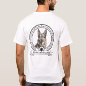 T-shirt Credo de chien berger allemand (Dos)