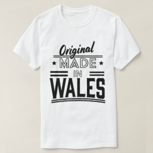 T-shirt Créé à l'origine au Pays de Galles